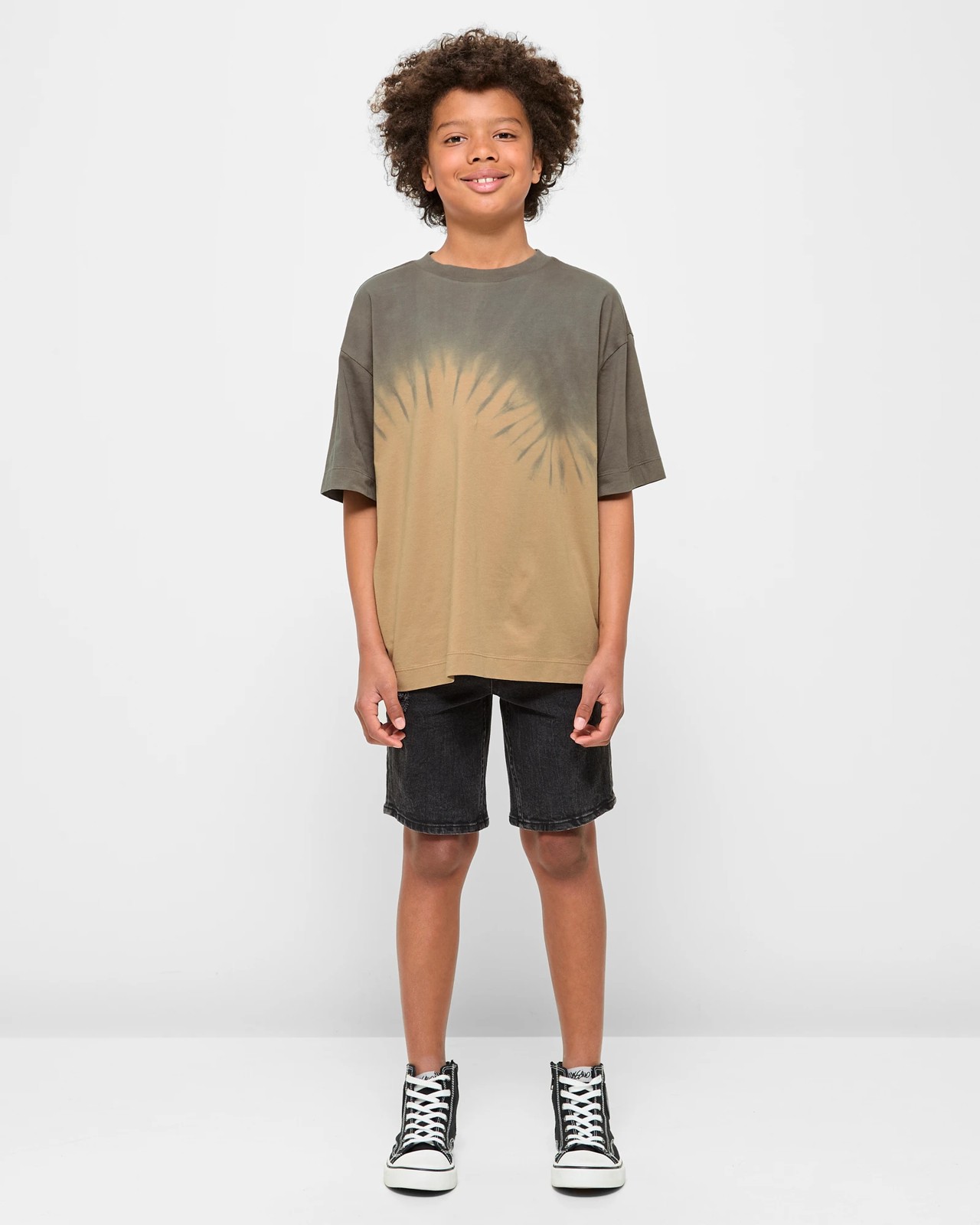 Oversized Tie-Dye Ombre T-shirt 2 of 5