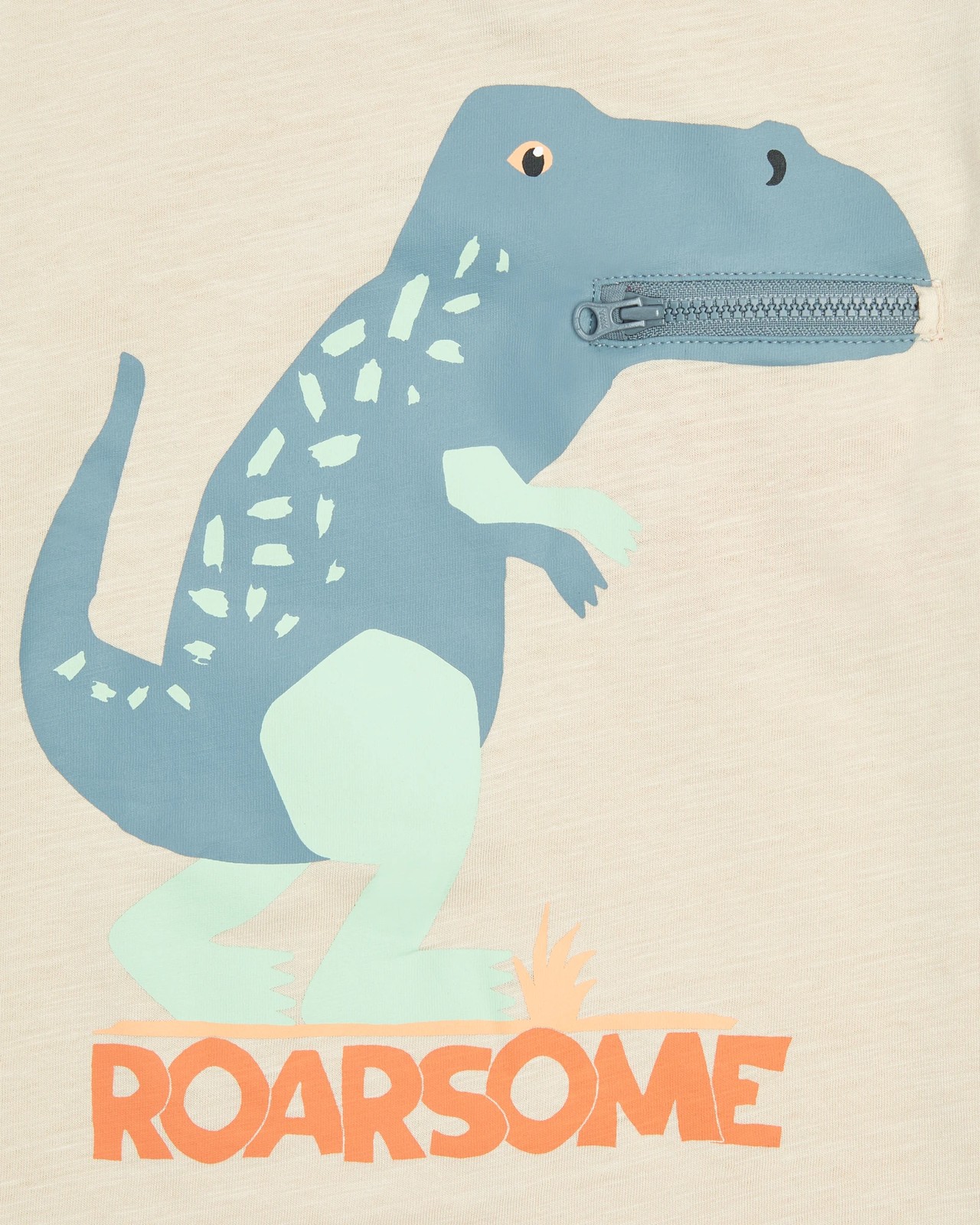 Novelty Roarsome Zip T-shirt 3 of 4