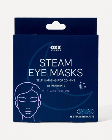 OXX Beauty 5 Piece Steam Eye Masks - Lavender Oil