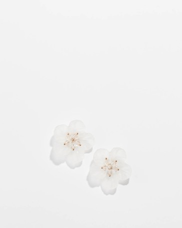Sequin Flower Stud Earrings