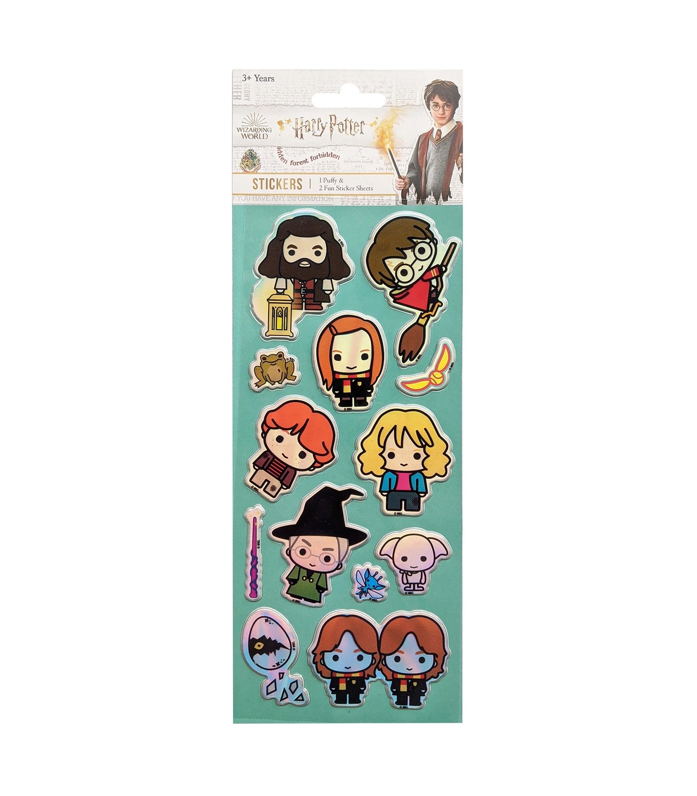 Harry Potter 3 Pack Puffy Stickers Target Australia