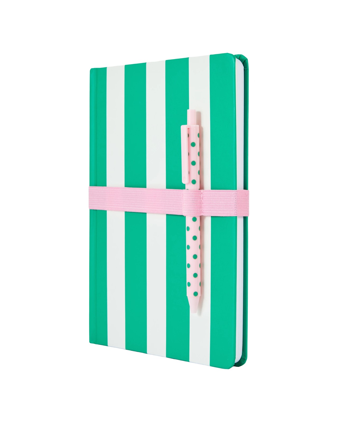 Anko A5 Journal Green Stripe with Pen 80gsm 192 Pages 3 of 6