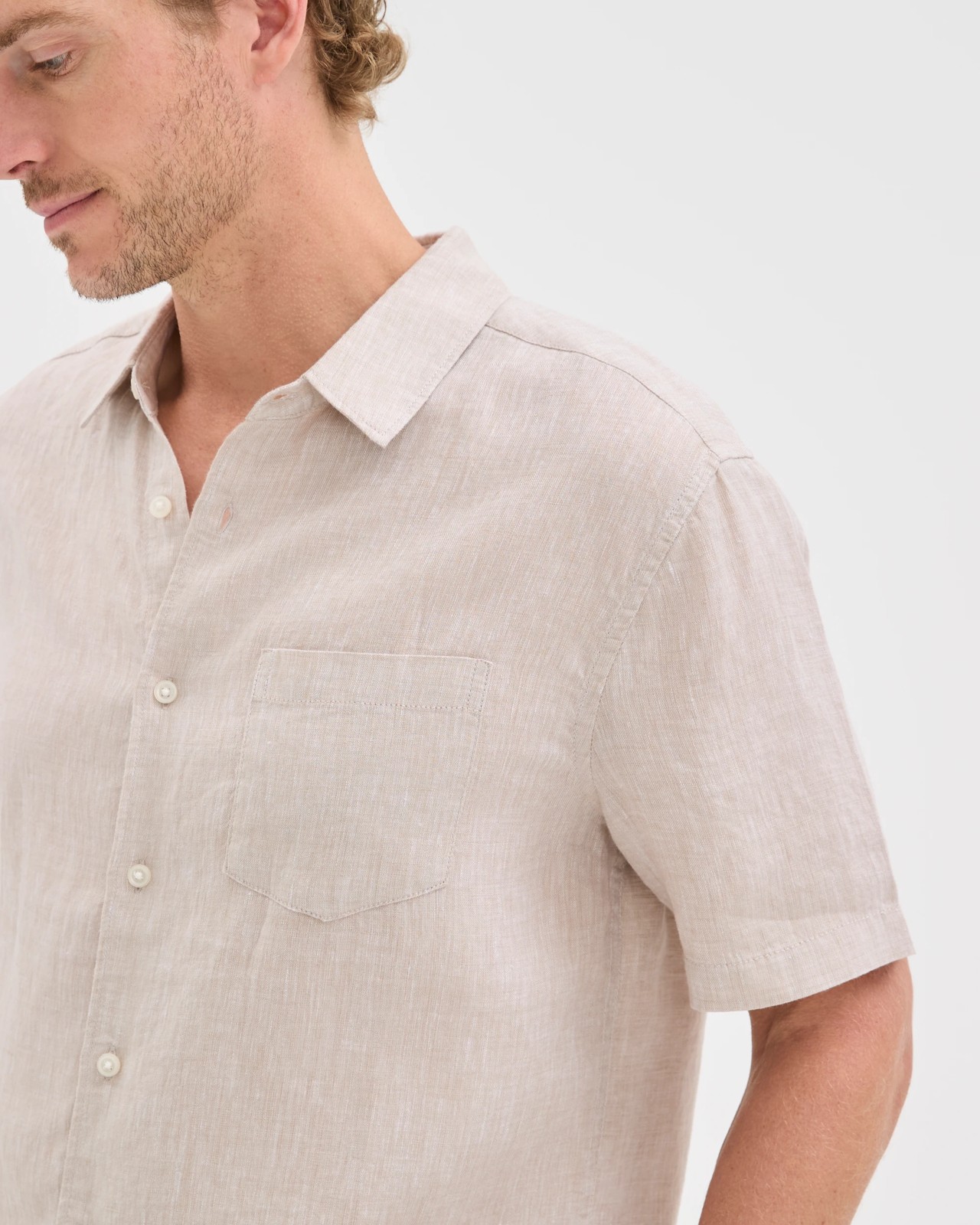 European Linen Short Sleeve Shirt 5 of 6