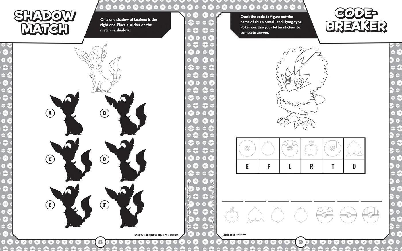 Pokemon 2000 Sticker Activity Book 3 of 3