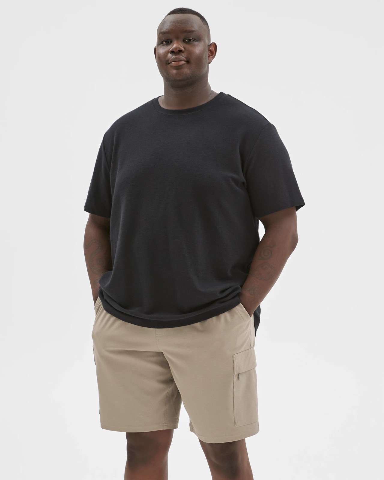 Plus Size Hybrid Shorts - Fallen Rock 2 of 6