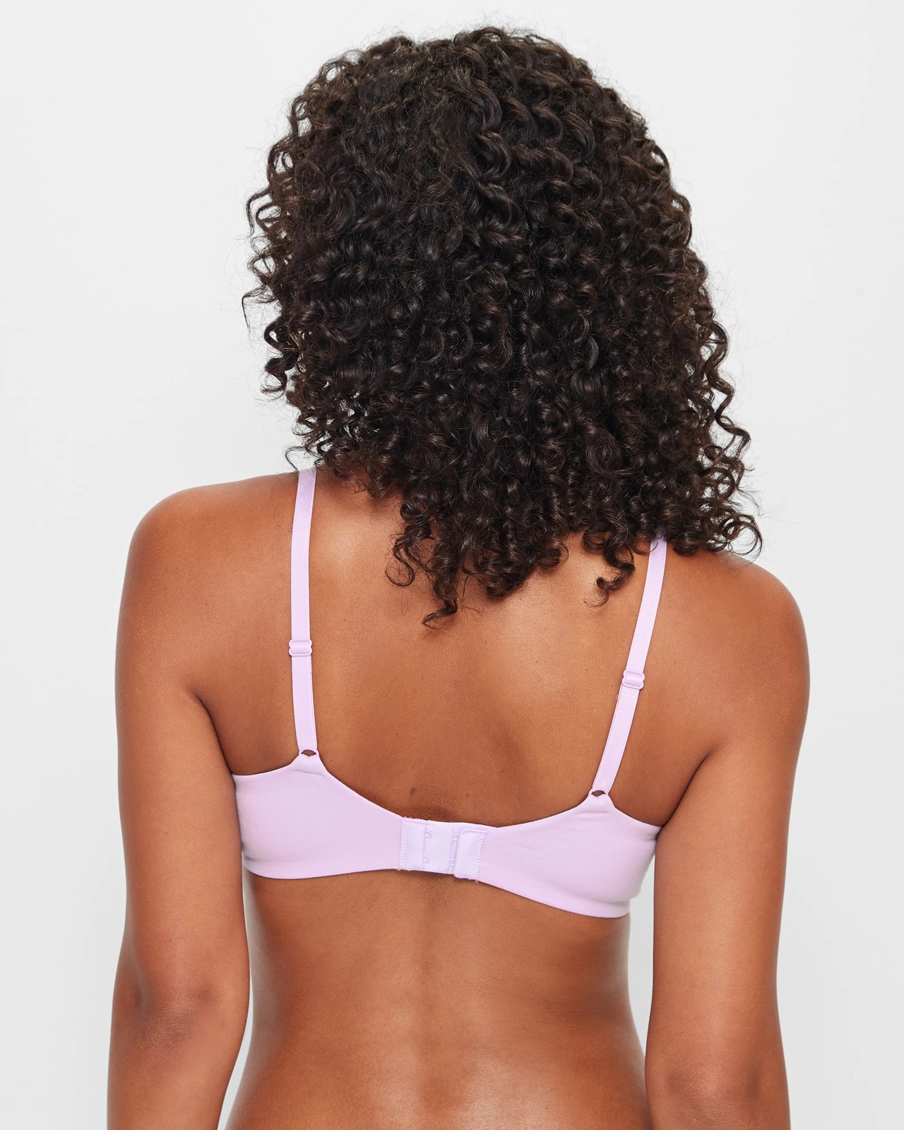 Encased BCI Cotton T-Shirt Bra - Pastel Lilac