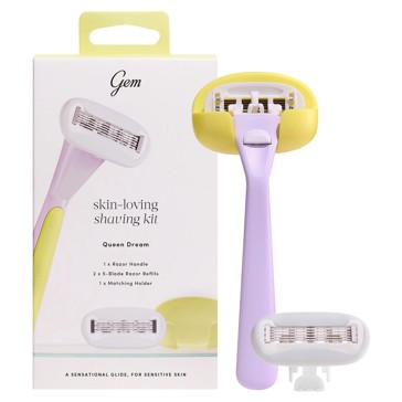 Gem Queen Dream Starter Set Skin-Loving Shave Kit