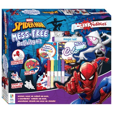 INKredibles Marvel Spider-Man Mess-Free ColourBurst Activity Kit - Book