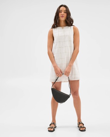 Embroidered Shift Dress - Lily Loves