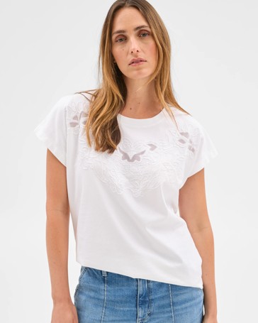 Australian Cotton Embroidery T-Shirt