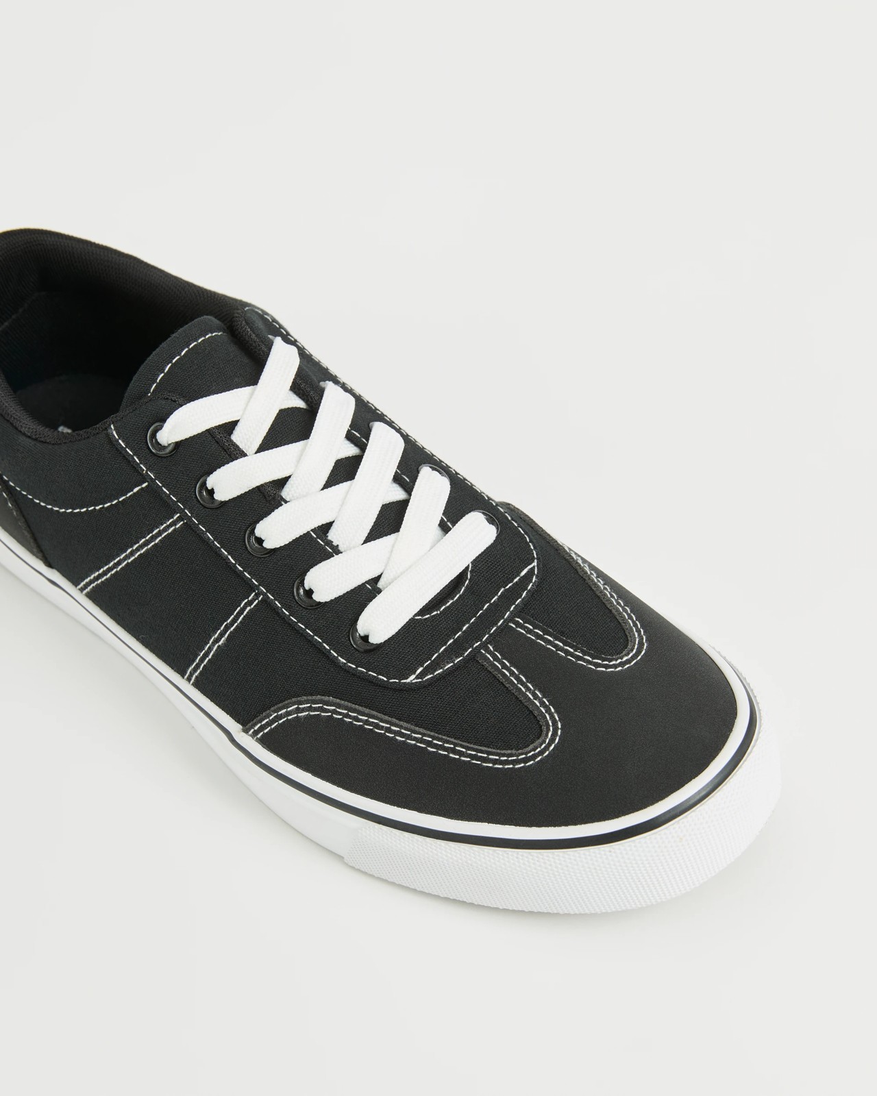 Canvas Skate Sneakers - Black 3 of 3