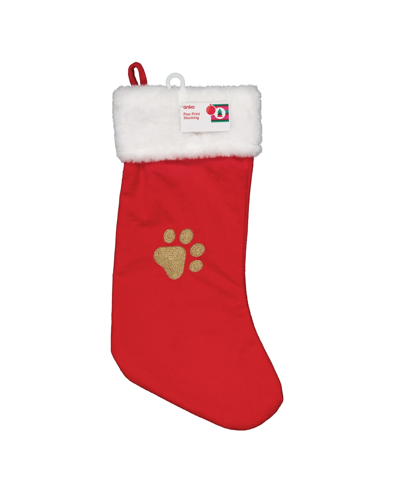Anko Paw Print Stocking 5 of 5