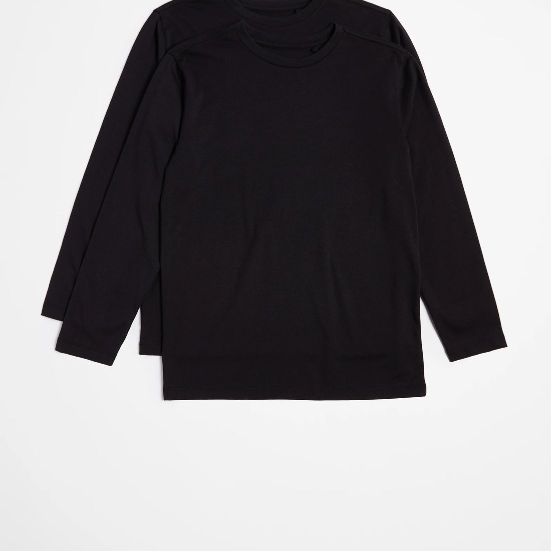 Long Sleeve 2 Pack Tops - Black | Target Australia
