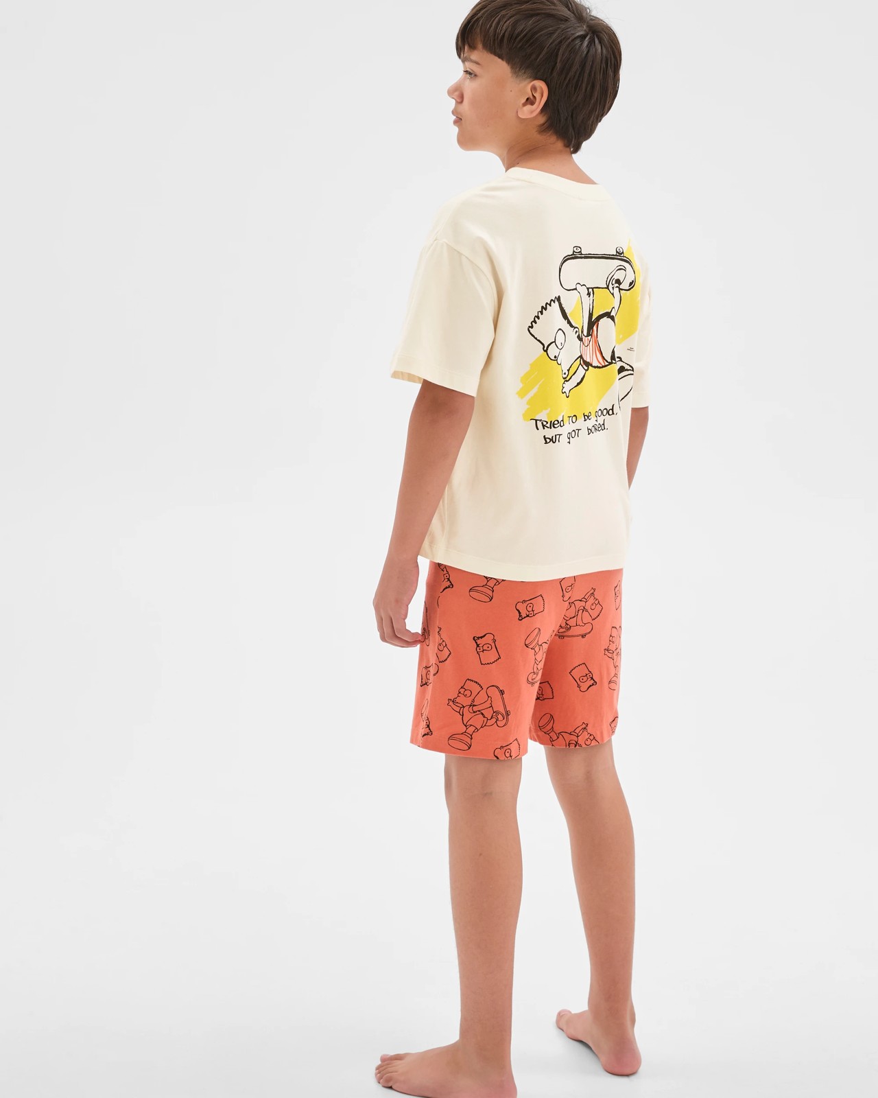 The Simpsons Australian Cotton Older Boys Oversized Knit Pyjama Set 3 of 6