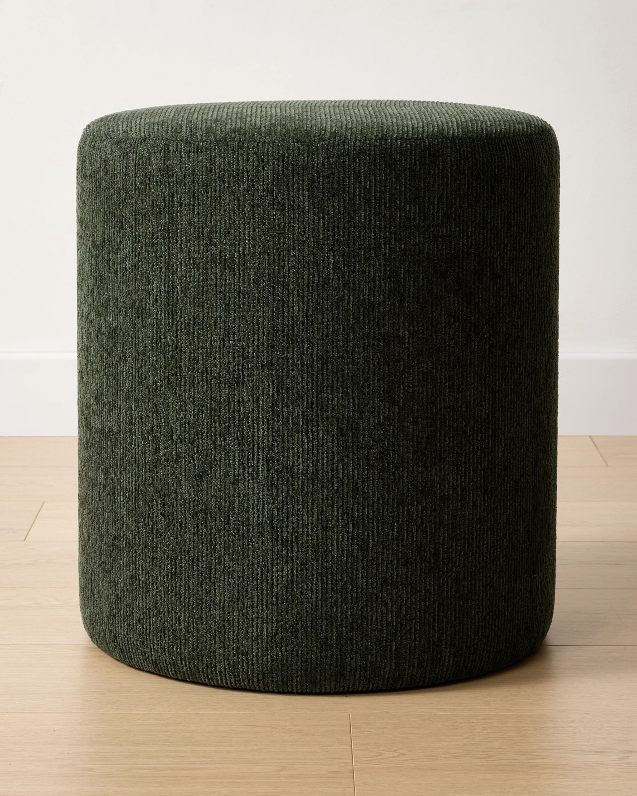 Anko Jax Drum Ottoman - Green 2 of 5