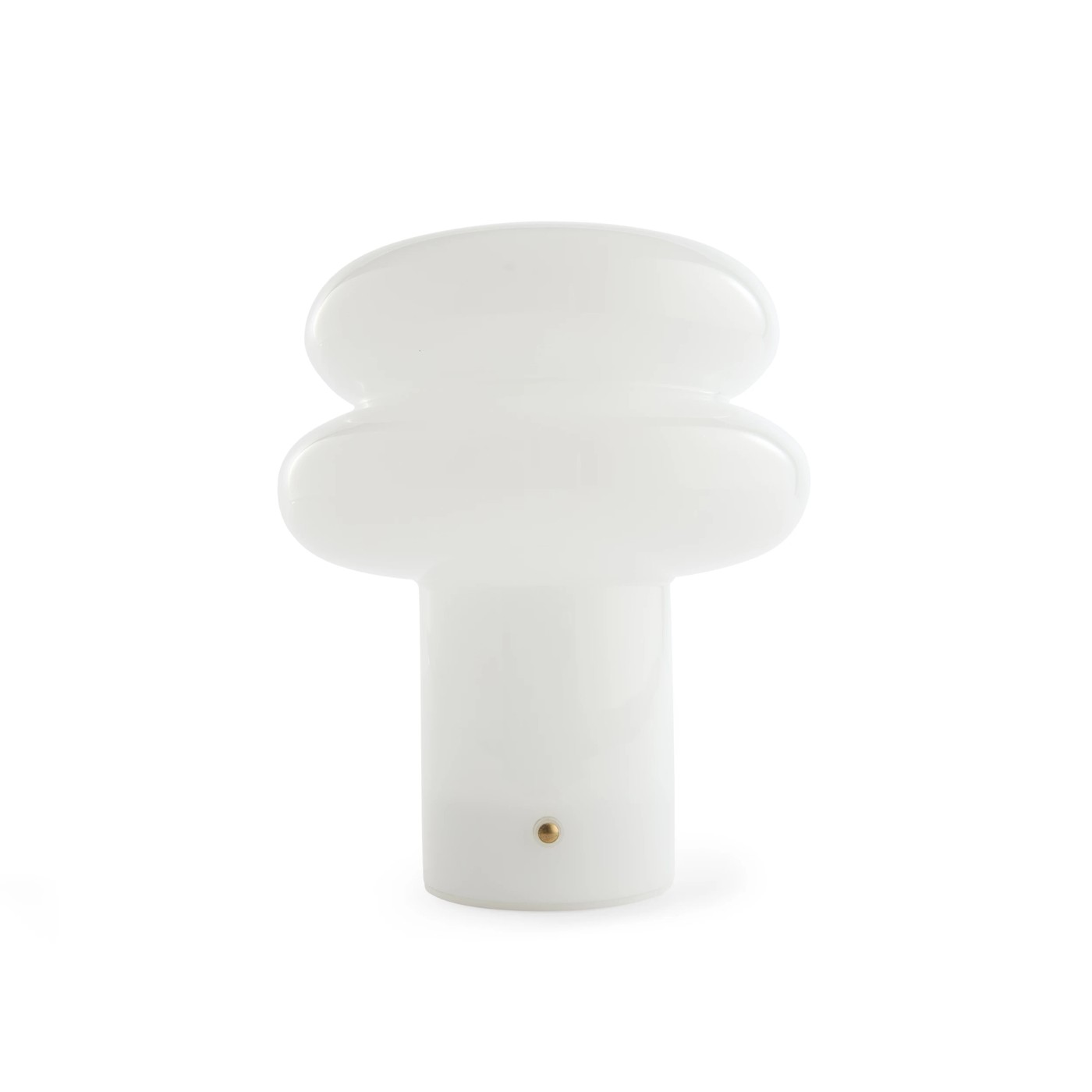 Anko Oslo Glass Portable Rechargeable Lamp - White 2 of 6