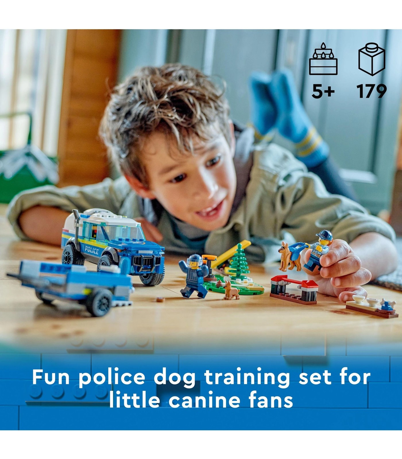 Lego City Mobile Police Dog Training Set With Toy Car 60369 : Target