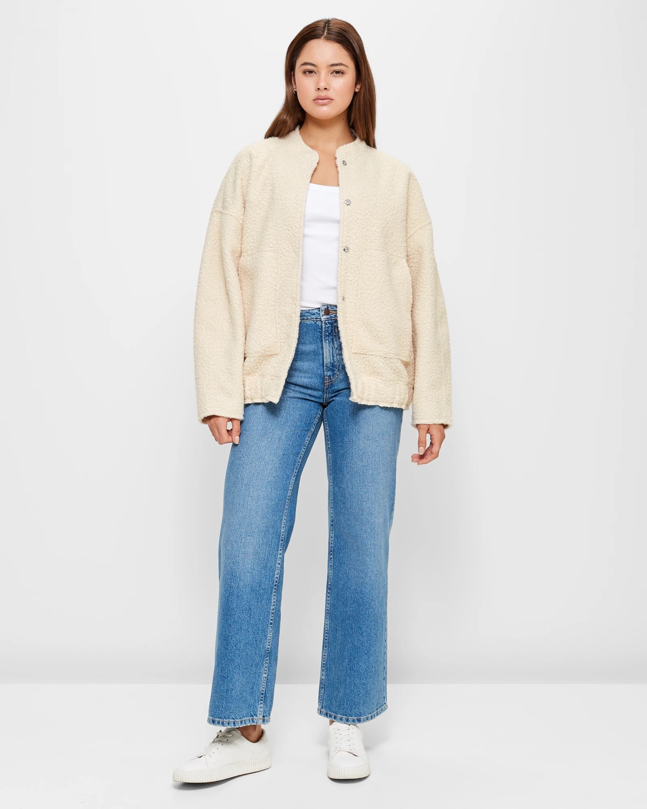 Oversized Textured Bomber Jacket - Lily Loves | Target Australia