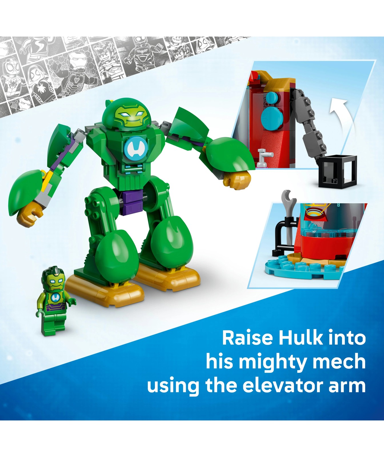 LEGO® Disney Junior Marvel Loki vs. Team Iron Man 11211 4 of 6