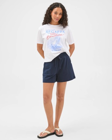 Australian Cotton Jersey Pull On Shorts