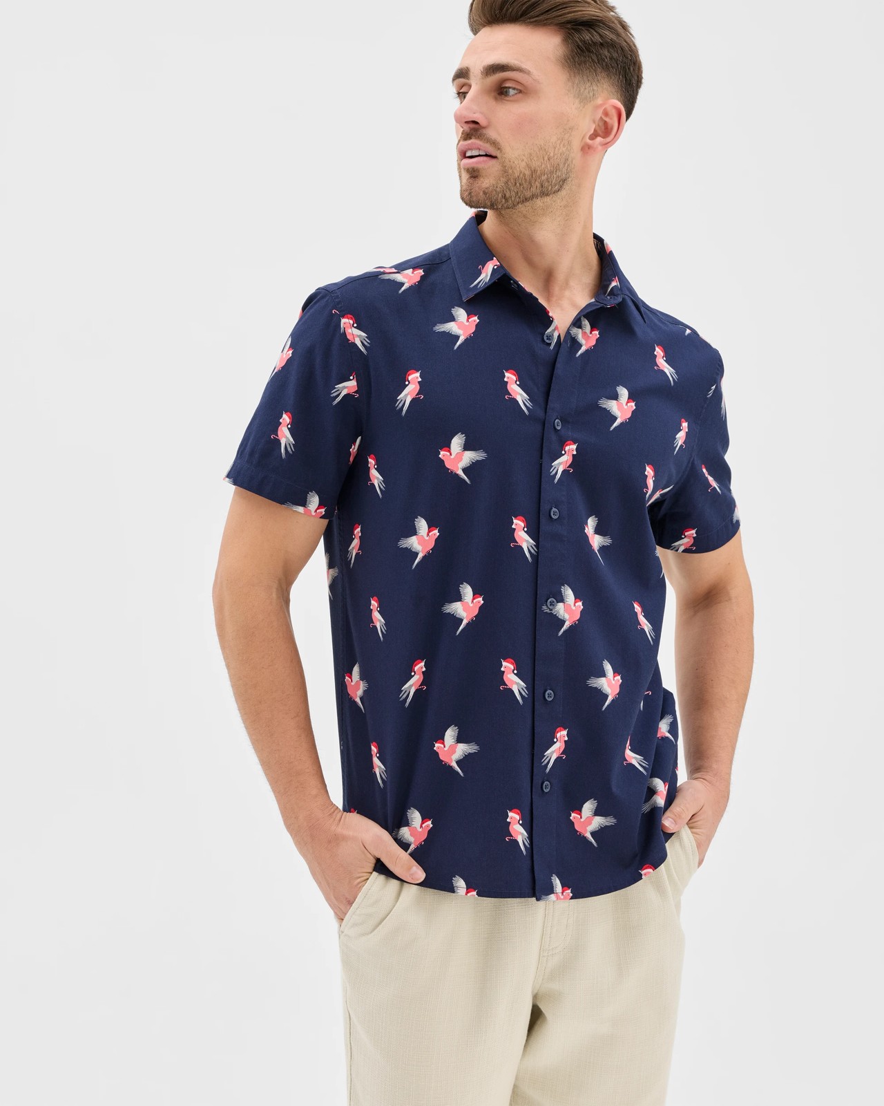 Christmas Galah All Over Print Shirt 4 of 5