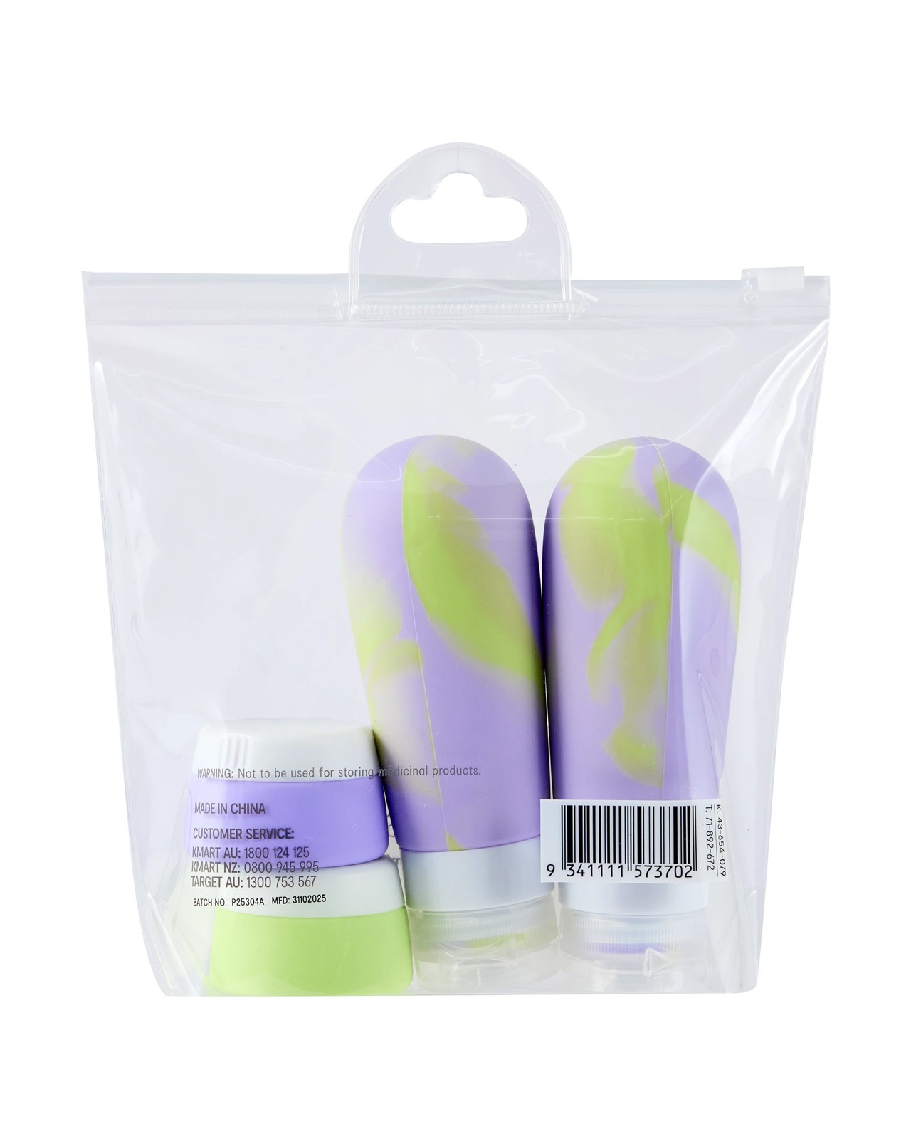 OXX Travel Pack Silicone Bottles & Jars 5 of 5