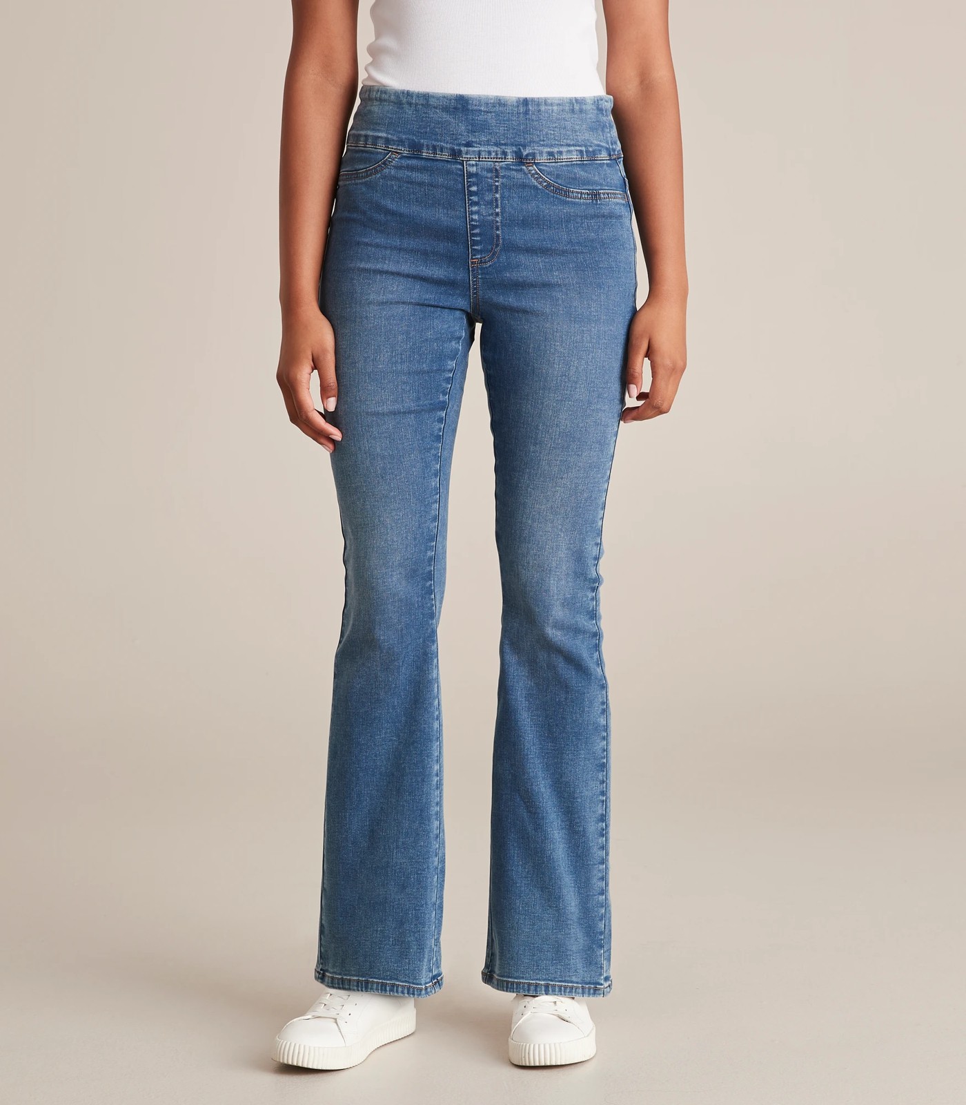 Lindsay Super High Rise Full Length Denim Jeggings