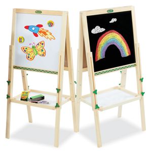 Crayola Kids Deluxe Wooden Art Easel Dual-Sided thumbnail 2
