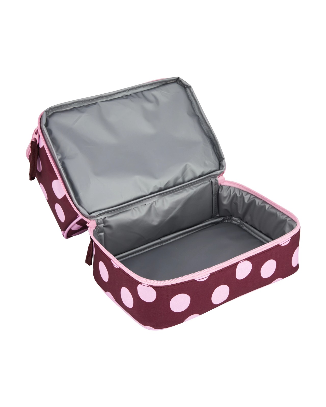 Anko Polka Dot Insulated Twin Deck Lunch Bag 2 of 4
