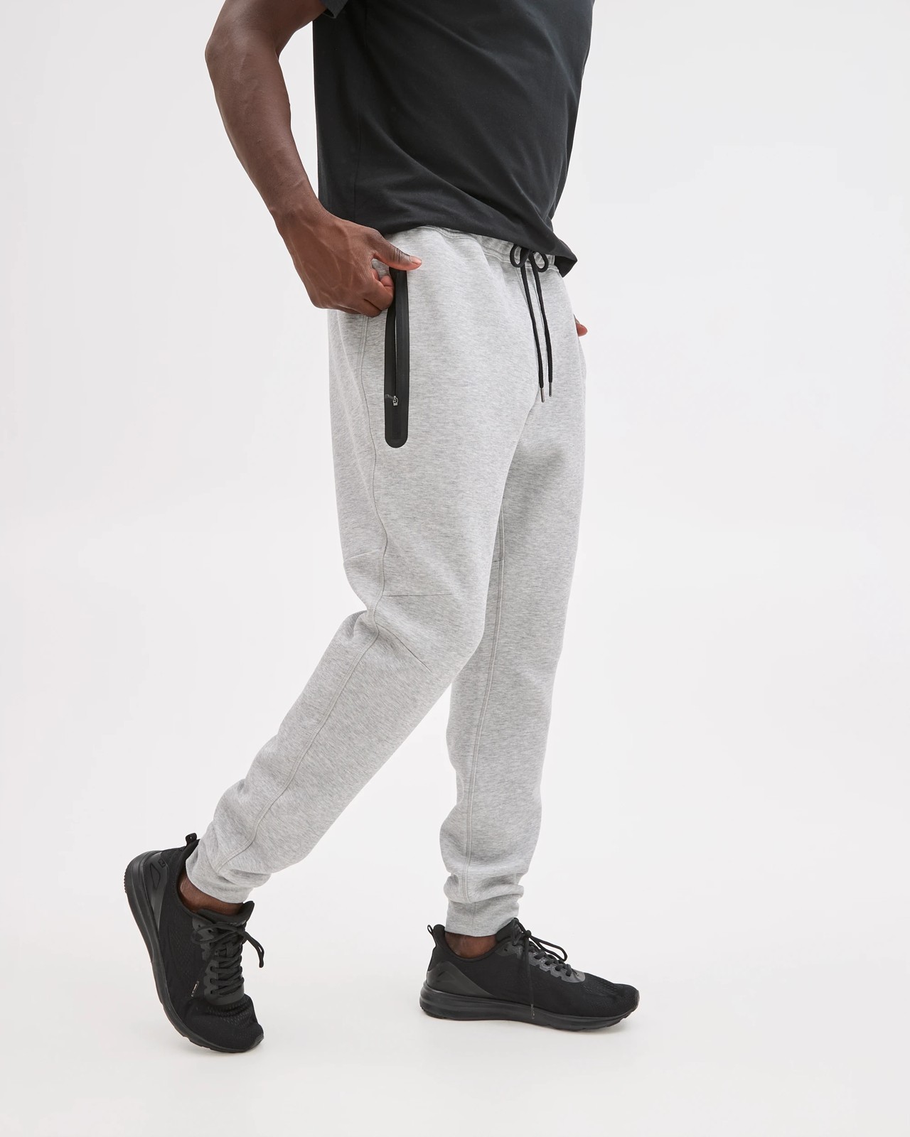 Active Australian Cotton Blend Tech Pants - Grey Marle 4 of 5