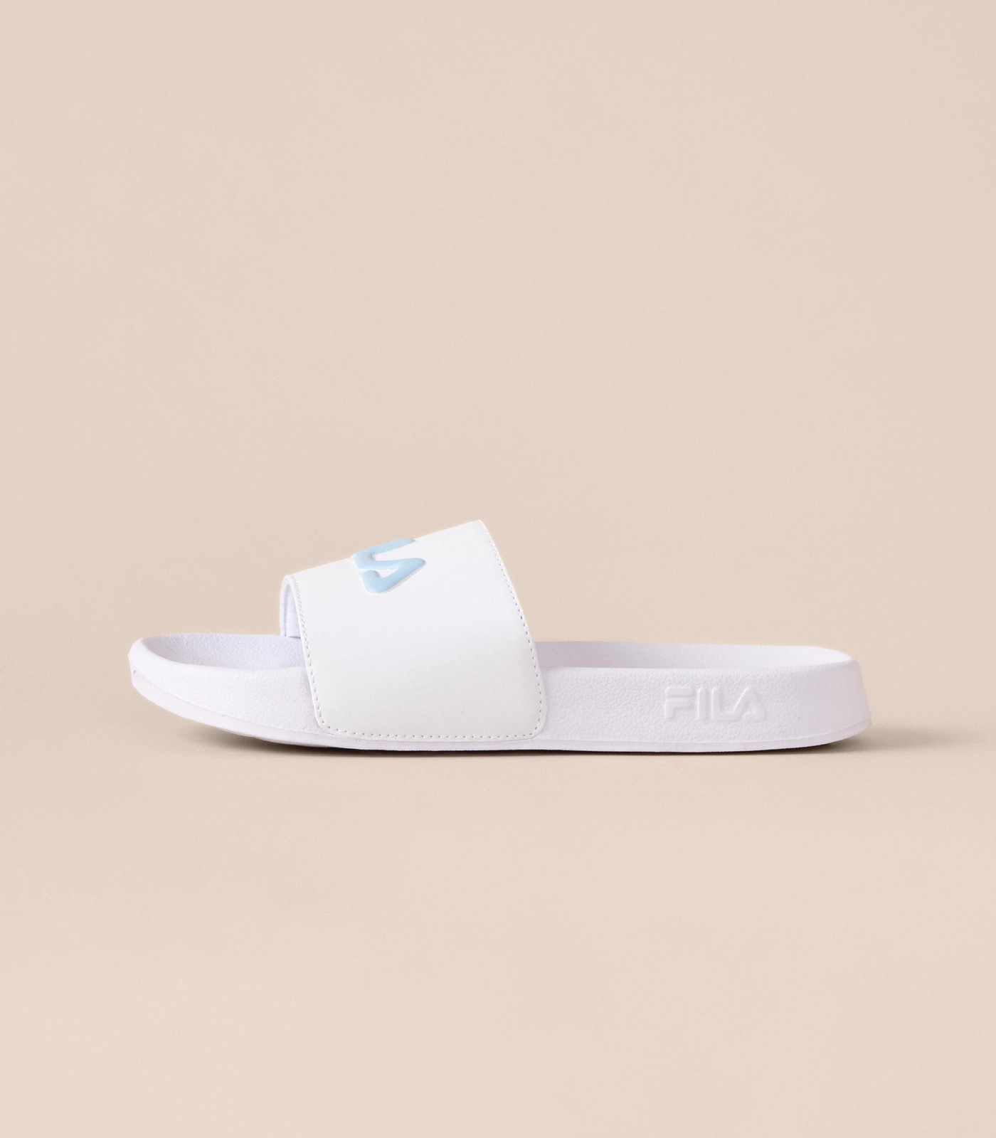 Fila Womens Ostuni Pool Slides - White/Blue