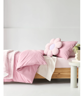 Cooper Stripe Australian Cotton Kids Quilt Cover Set