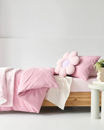 Cooper Stripe Australian Cotton Kids Quilt Cover Set