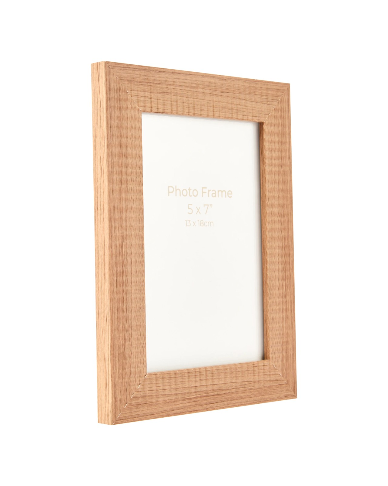 Anko Ribbed Frame 5in. x 7in. - Pecan 2 of 4