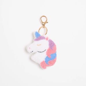 Kids Fluffy Unicorn Bag Charm product image