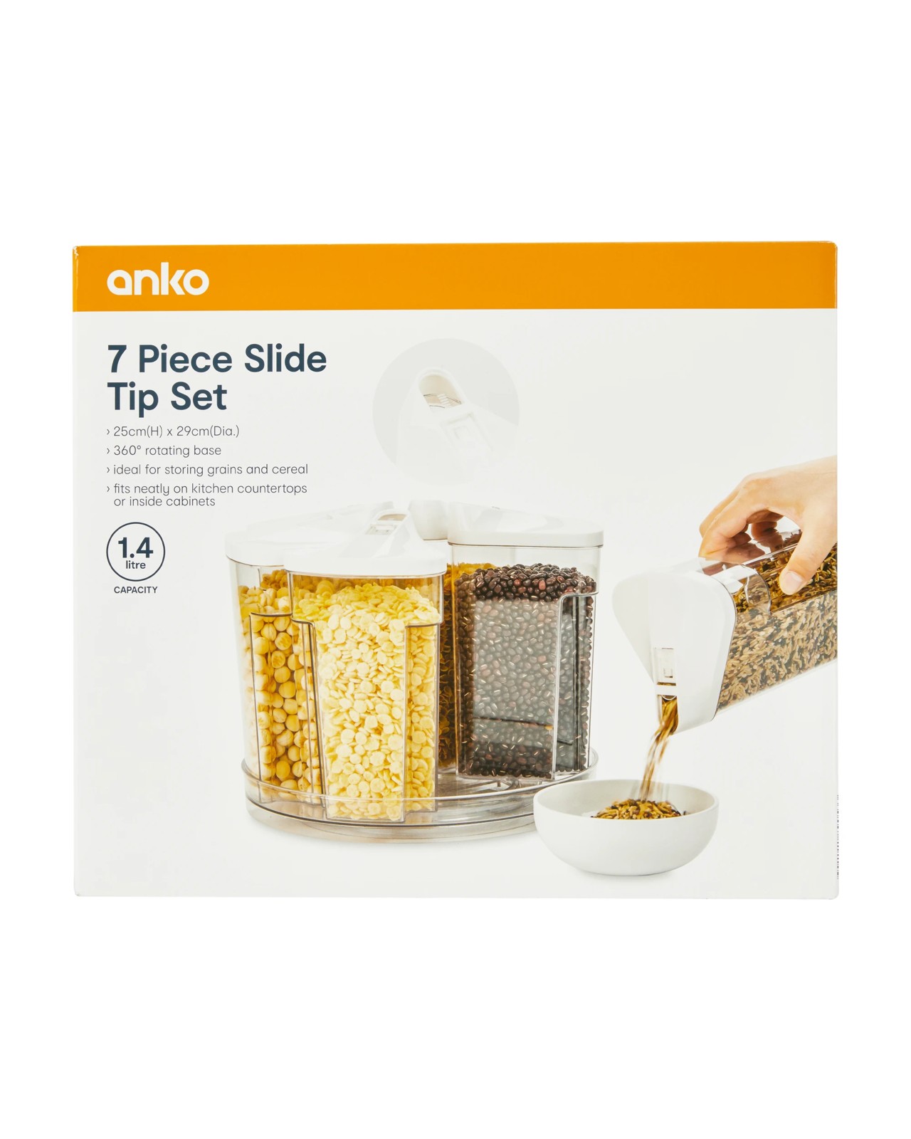 Anko 7 Piece Slide Tip Set 6 of 6