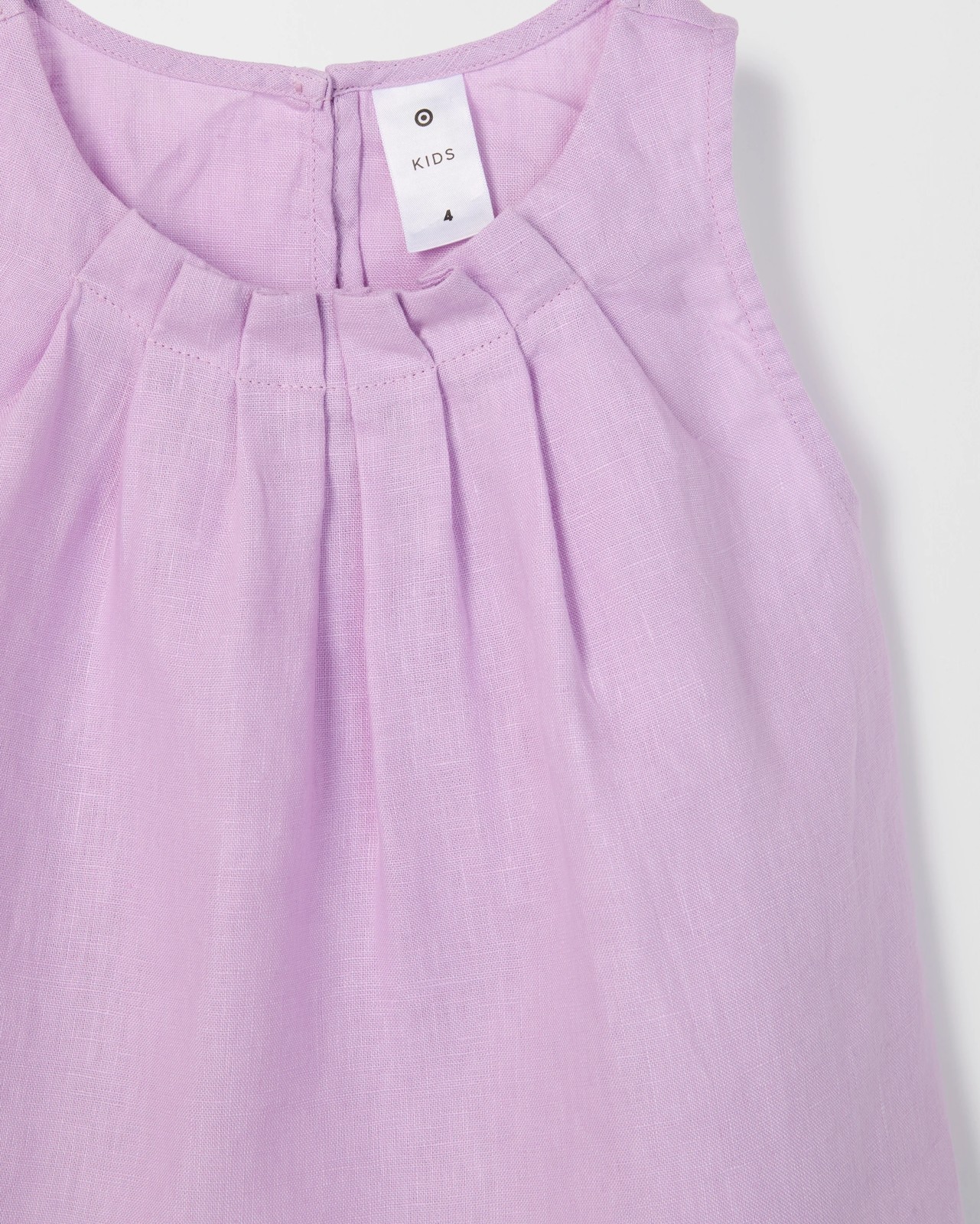 European Linen Co-ord Tank Top - Purple 6 of 6