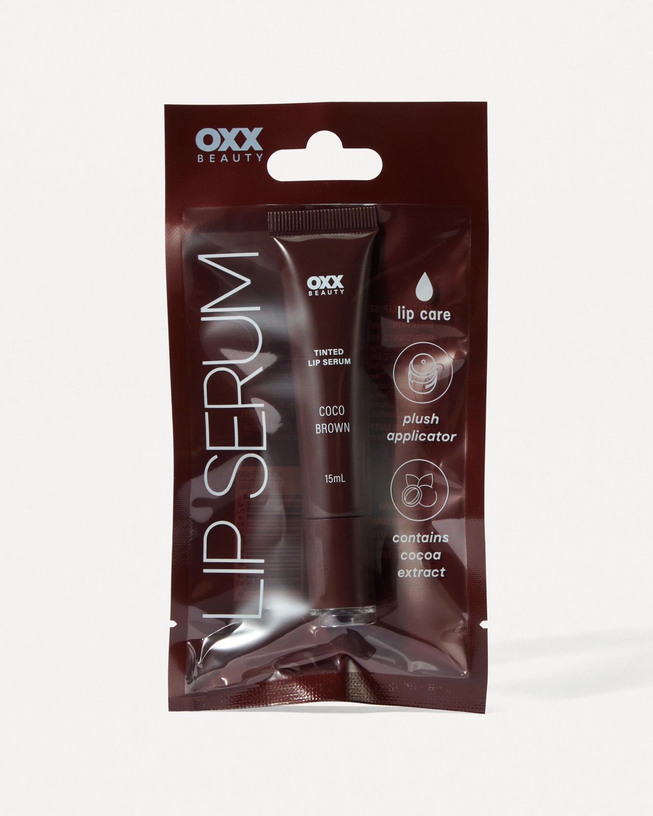 OXX Beauty Lip Care Tinted Lip Serum 15ml - Coco Brown 4 of 5