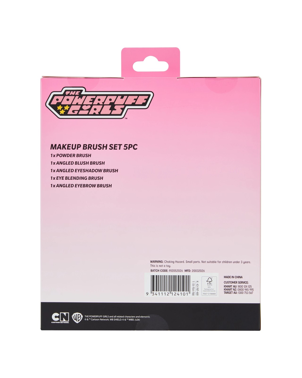 The Powerpuff Girls 5 Piece Makeup Brush Set 4 of 4