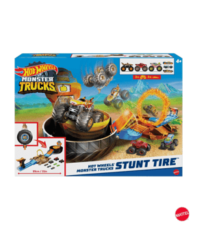 Mattel Hot Wheels Monster Trucks Stunt Tire Playset