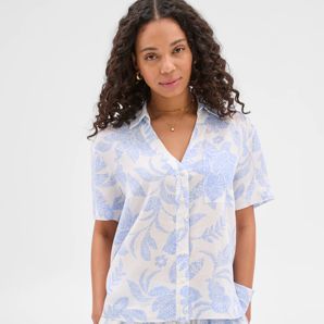 European Linen Seamed T-Shirt thumbnail 2