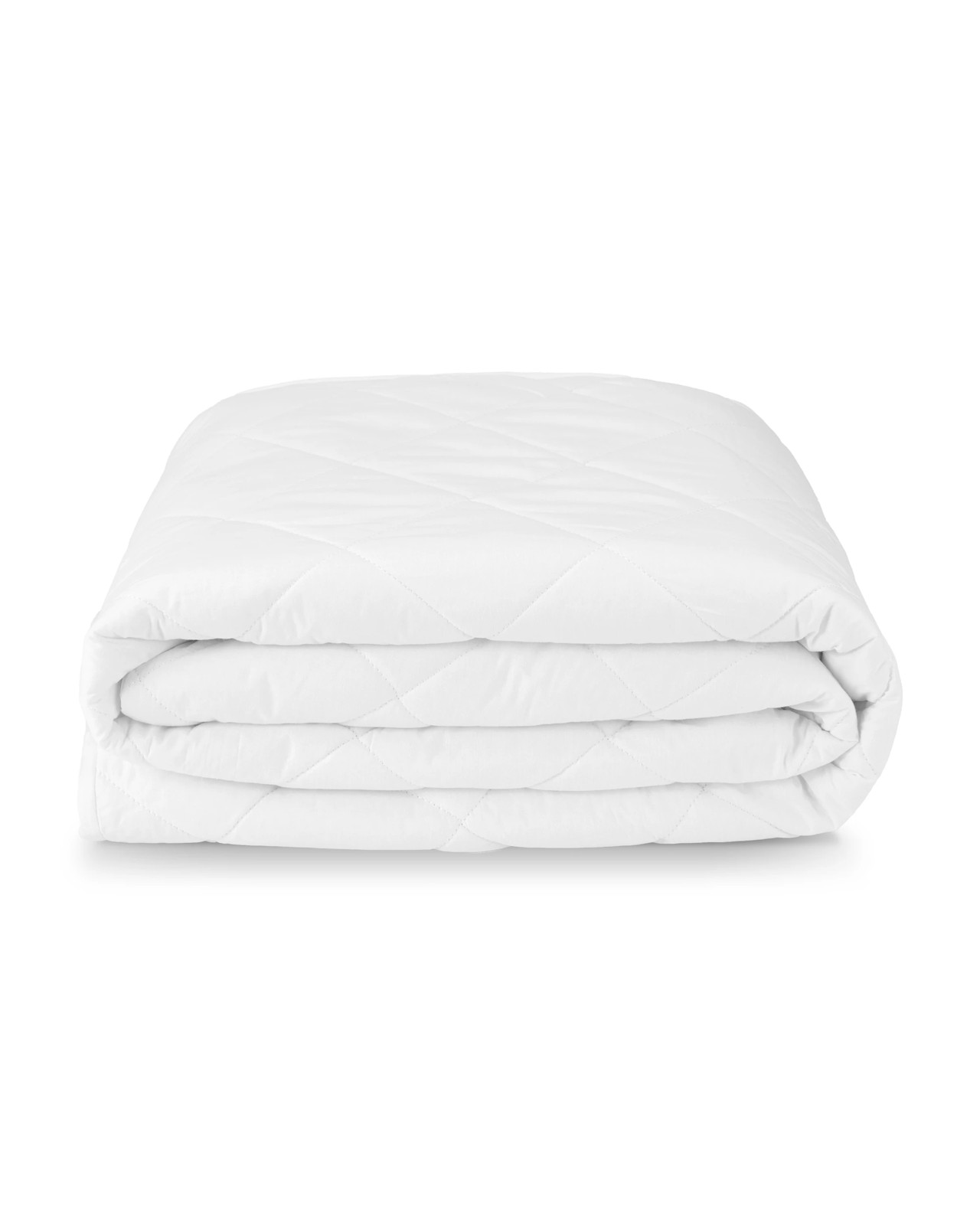 Anko Waterproof Quilted Mattress Protector, Queen Bed - White 2 of 4