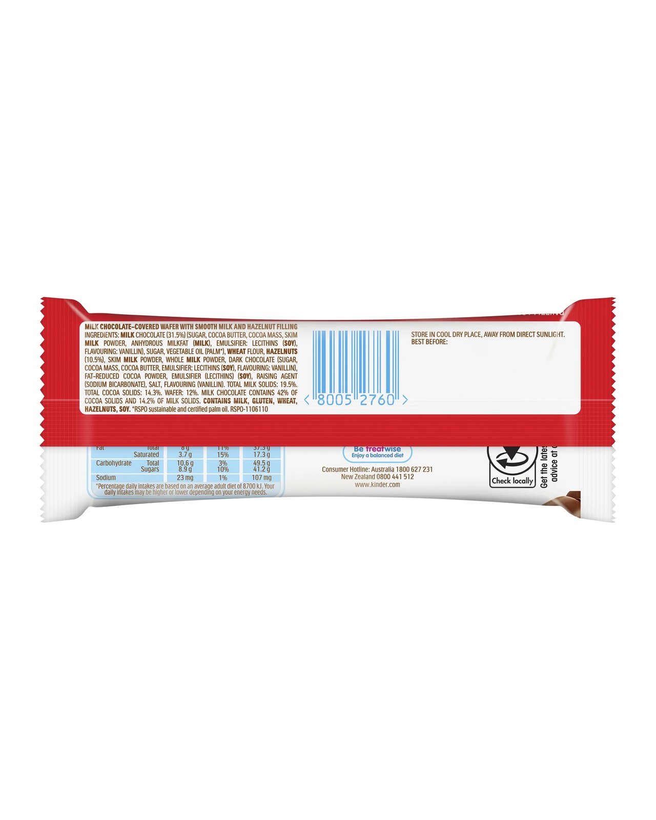 Kinder Bueno Bar - 43g 2 of 5