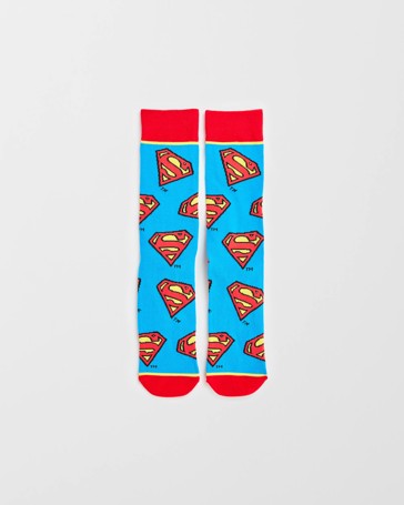 Superman Licensed Crew Socks - Swag