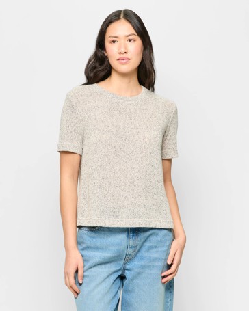 Australian Cotton Blend Textured T-Shirt