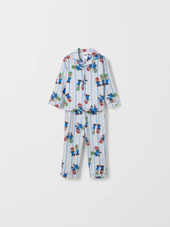 Super Mario Australian Cotton Flannel Younger Boys Pyjama Set