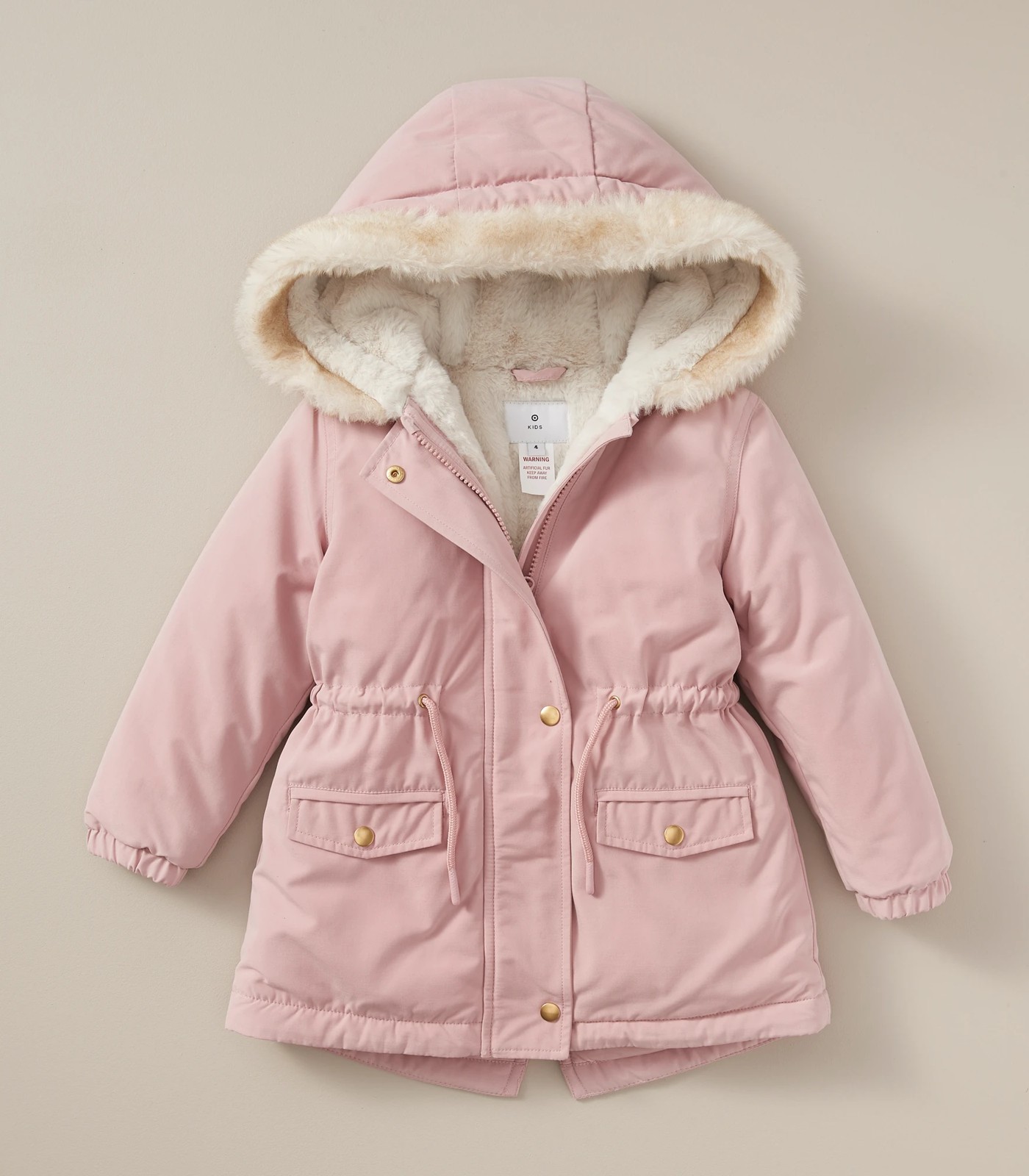 Fur Trim Parka Jacket Target Australia