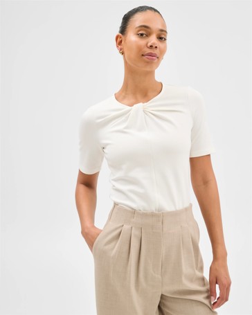 Ponte Twist Front Top - Preview