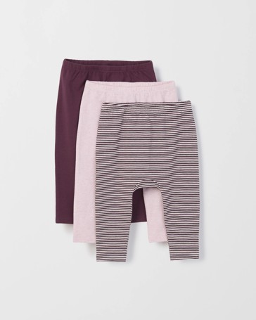 Baby Organic Cotton 3 Pack Leggings