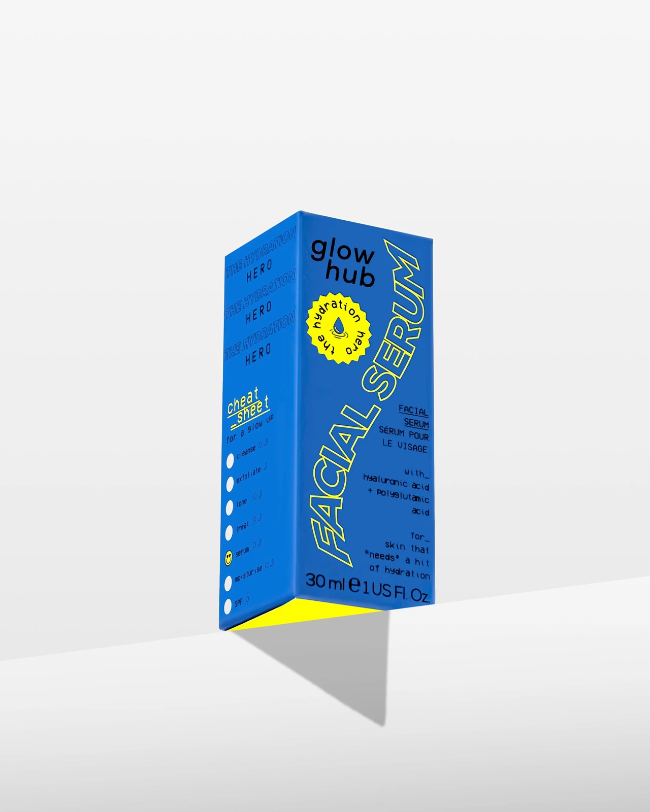 Glow Hub the Hydration Hero Facial Serum 30ml - Hyaluronic Acid, Polyglutamic Acid and Glycerin 2 of 5